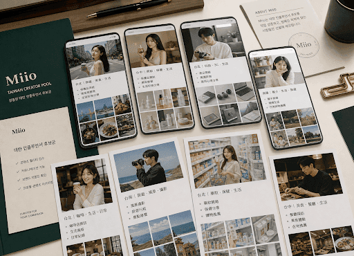 Miio 크리에이터 풀 콜라주